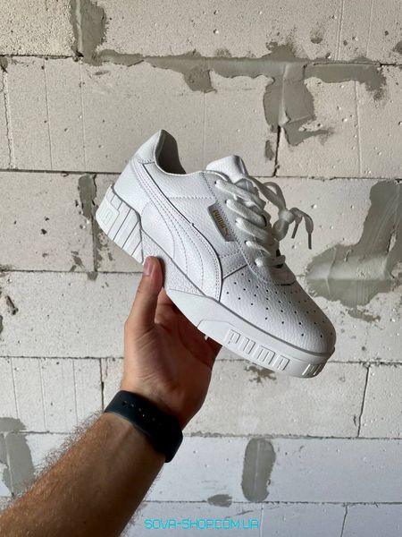 Унісекс кросівки Puma Cali White Leather фото