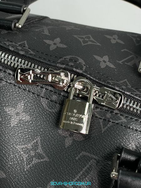 Унисекс сумка Louis Vuitton Keepall 45 Eclipse Grey Premium фото