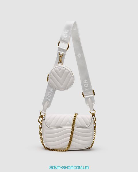 Женская сумка Louis Vuitton New Wave Multi Pochette Bag White/Gold Premium фото