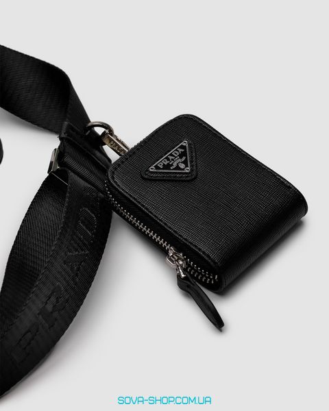 Жіноча сумка Prada Re-Edition 2005 Saffiano Leather Bag Black Premium фото