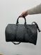 Унісекс сумка Louis Vuitton Keepall 45 Eclipse Grey Premium  re-10584 фото 9