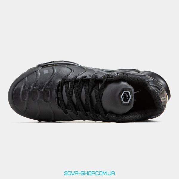 Чоловічі кросівки Nike Air Max TN Leather Black Grey фото