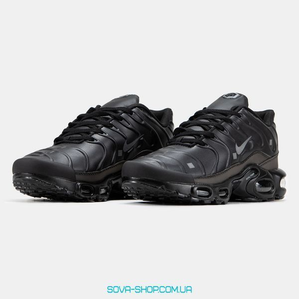 Чоловічі кросівки Nike Air Max TN Leather Black Grey фото