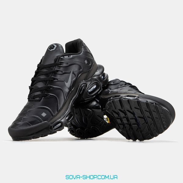 Чоловічі кросівки Nike Air Max TN Leather Black Grey фото