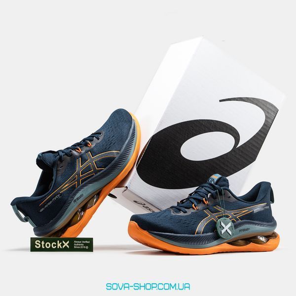 Мужские кроссовки Asics Gel-Kinsei Max Blue Orange фото