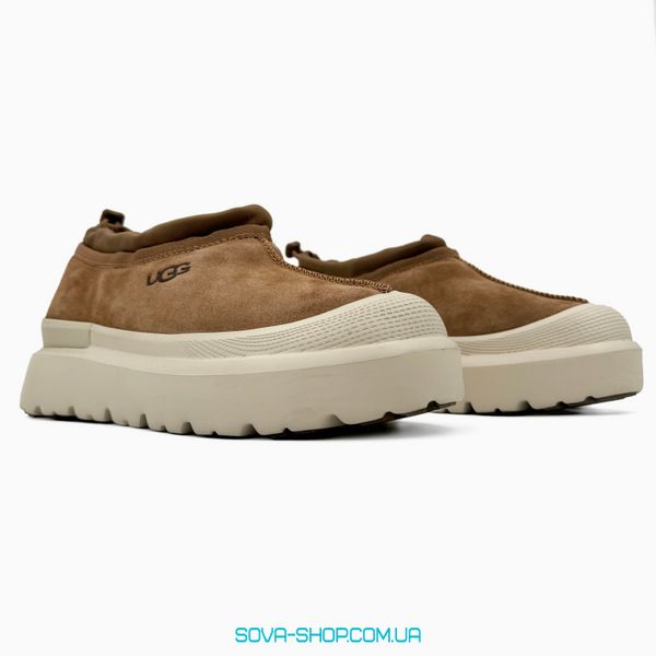 Чоловічі та жіночі зимові ботинки UGG Tasman Hybrid Chestnut/Beige PREMIUM фото