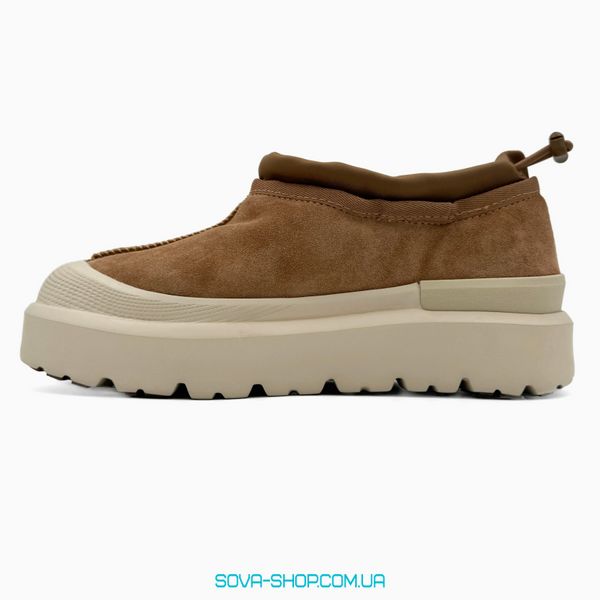 Мужские и женские зимние ботинки UGG Tasman Hybrid Chestnut/Beige PREMIUM фото