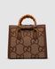 Женская сумка Gucci Diana Jumbo GG Medium Tote Bag Beige Gold Premium re-11508 фото 3