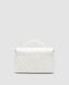 Жіноча сумка Chanel Flap Bag With Top Handle White/Gold Premium re-128974 фото 3