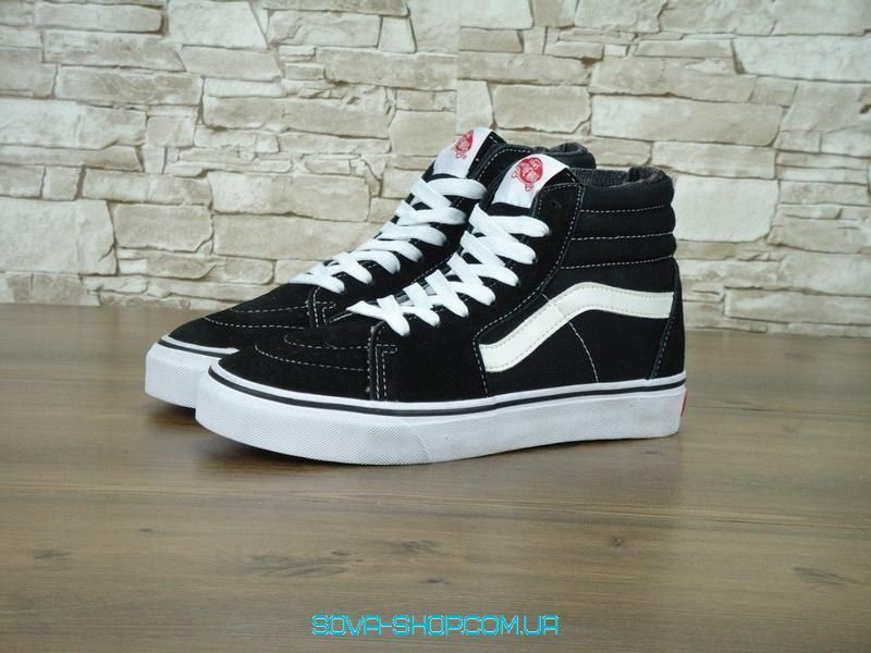 Жіночі кеди Old Skool High Top BW Women V a n s фото