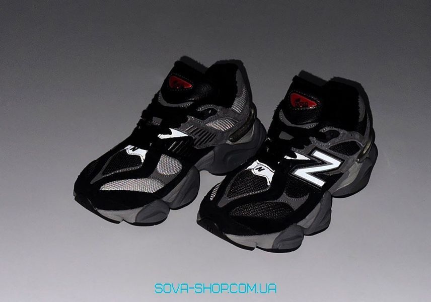 Чоловічі та жіночі зимові кросівки New Balance 9060 Castlerock Хутро фото