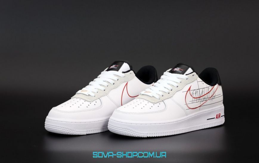 Женские кроссовки Air Force 1 Low Script Swoosh Pack Women Nike фото