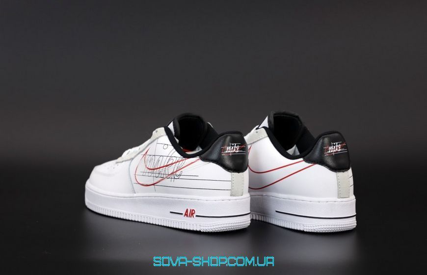 Женские кроссовки Air Force 1 Low Script Swoosh Pack Women Nike фото