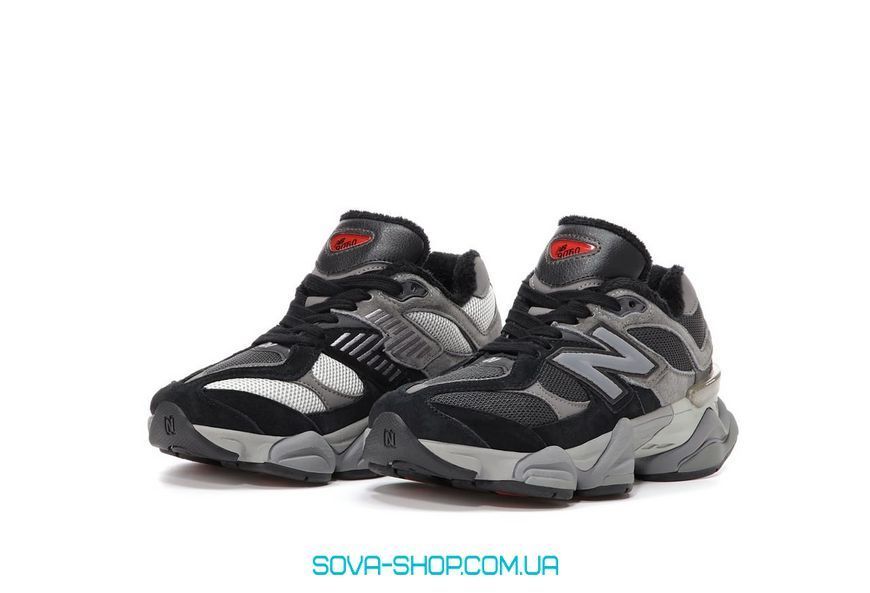 Чоловічі та жіночі зимові кросівки New Balance 9060 Castlerock Хутро фото