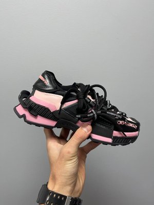 Жіночі кросівки D&G ‘Black Pink’ Dolce & Gabbana фото