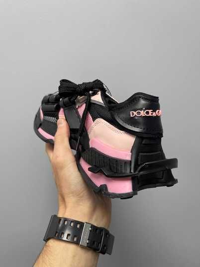 Жіночі кросівки D&G 'Black Pink' Dolce & Gabbana - купити в