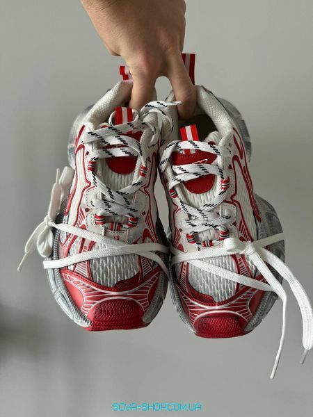 Жіночі кросівки Balenciaga 3ХL dirty White Red фото