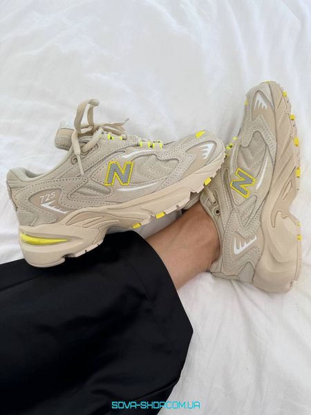 Чоловічі та жіночі кросівки New Balance 740 Beige Yellow фото