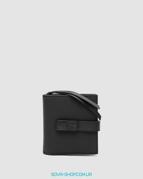 Кошелёк Loewe Two-tone Leather Wallet Black Premium фото