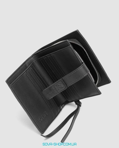 Кошелёк Loewe Two-tone Leather Wallet Black Premium фото