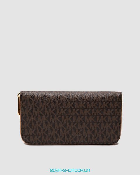 Гаманець Michael Kors Large Wallet Zip Brown Premium фото