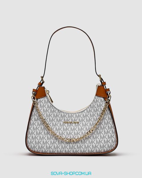 Жіноча сумка Michael Kors Wilma Signature Logo Crossbody Bag White Premium фото