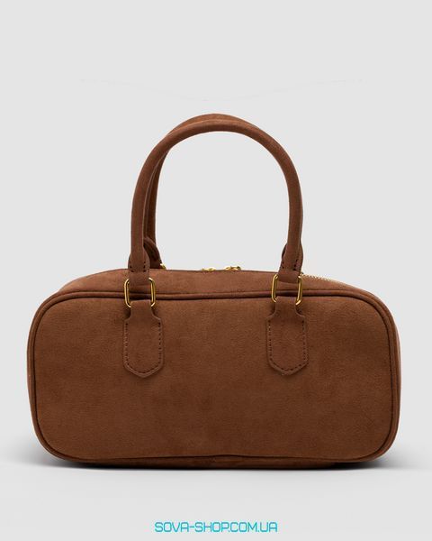 Женская сумка Miu Miu Arcadie Textile Bag Brown Premium фото