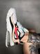 Чоловічі та жіночі кросівки Air Max 270 React Nike White/Gold re-5954 фото 4