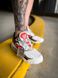 Чоловічі та жіночі кросівки Air Max 270 React Nike White/Gold re-5954 фото 2