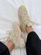 Мужские и женские кроссовки New Balance 740 Beige Yellow re-11210 фото 4