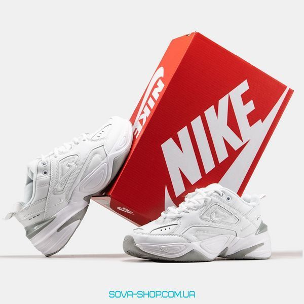 Чоловічі кросівки M2K Tekno White Grey Nike фото