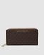 Гаманець Michael Kors Large Wallet Zip Brown Premium re-126825 фото 4