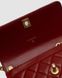 Жіноча сумка Chanel Wallet On Chain Burgundy Calfskin Aged Gold Hardware Premium re-11164 фото 6
