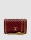 Женская сумка Chanel Wallet On Chain Burgundy Calfskin Aged Gold Hardware Premium re-11164 фото 2
