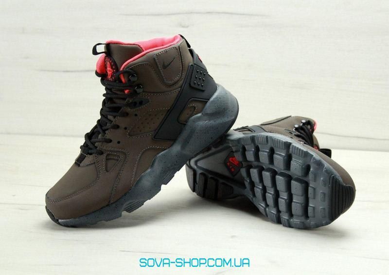 Air Huarache High Top Brown Nike фото