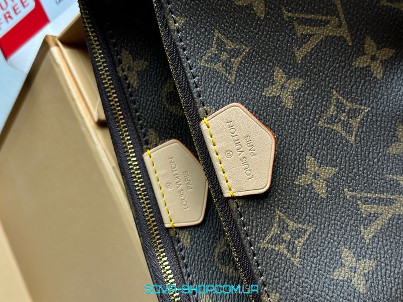 Женская сумка Louis Vuitton Multi Pochette Brown/Green Premium фото