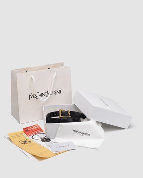 Ремінь Yves Saint Laurent Belt Gold 2.0 Premium фото