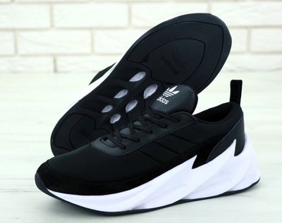 Мужские кроссовки Adidas Sharks Boost Black White фото
