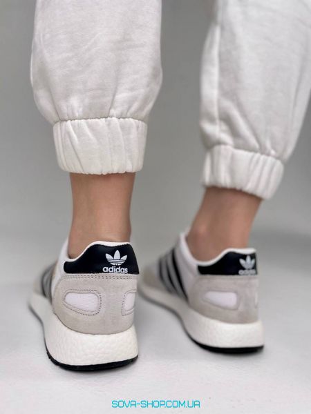 Жіночі кросівки Adidas Iniki Runner White Grey Black фото