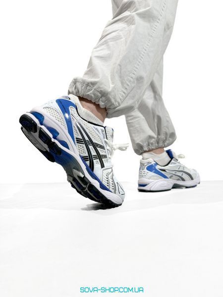 Чоловічі кросівки Asics Gel-Kayano 14 White/Blue фото