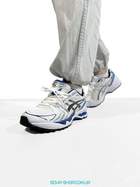 Чоловічі кросівки Asics Gel-Kayano 14 White/Blue фото
