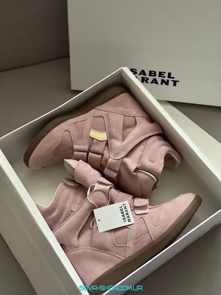 Женские ботинки Isabel Marant Pink PREMIUM фото