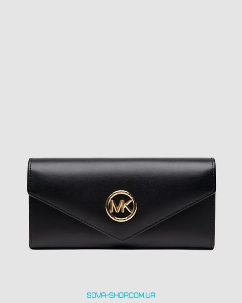 Кошелёк Michael Kors Large Wallet Black Smooth Skin Premium фото
