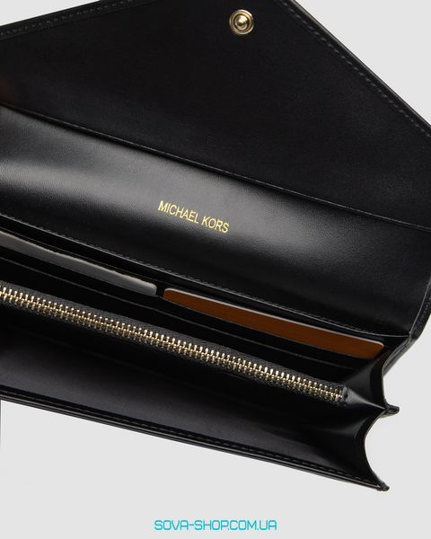 Кошелёк Michael Kors Large Wallet Black Smooth Skin Premium фото