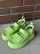 Женские сандали Ugg Goldenglow Sandals Light green Premium re-11535 фото 2