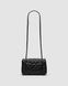 Жіноча сумка Chanel Classic 1.55 Small Single Flap in Black Premium re-11165 фото 3