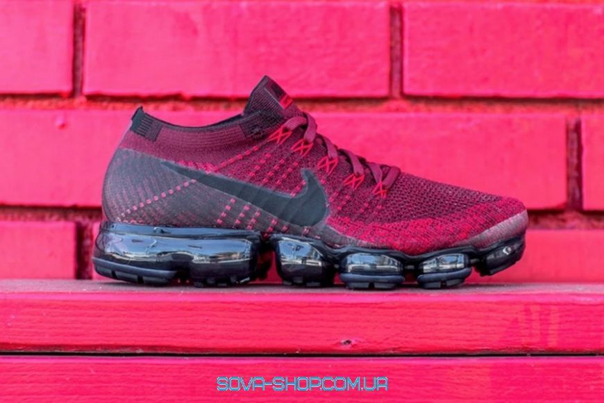 Мужские кроссовки Air Vapormax Dark/Team Red Nike фото