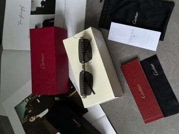 Сонцезахисні окуляри Cartier Clash Black/Silver CT0544S 001 L Cat.2 Premium фото