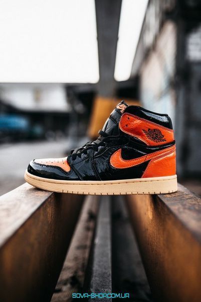 Чоловічі баскетбольні кросівки Air Jordan 1 Retro High Shattered Backboard 3.0 Nike фото