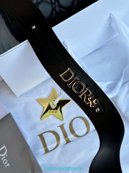 Жіноча сумка Christian Dior Small Lady Dior My ABCDIOR Bag Black Premium фото